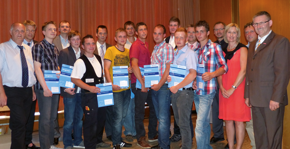 Förderpreise für die besten Maurer 2013 in Passau
